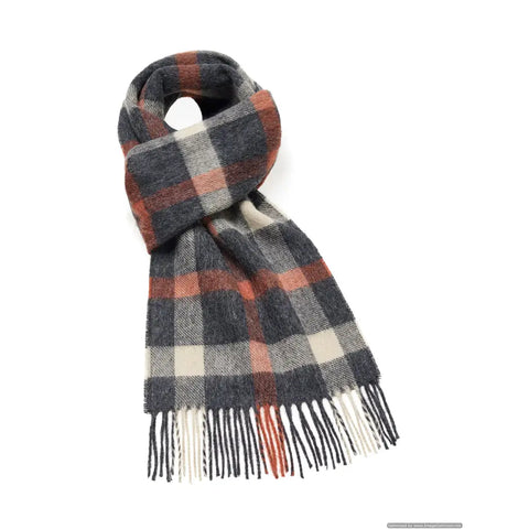 Blyth Gray Scarf, Merino Wool