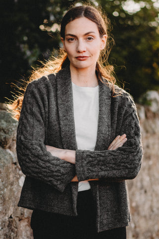 Scottish Shetland Wool Kilchoan Cardigan - Brae