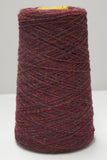 Scottish Shetland Wool Kilchoan Cardigan - Bramble