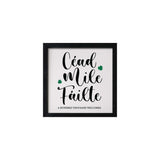 "Cead Mile Failte" Shadow Box