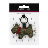 Harris Tweed Dog Key Ring  - Multiply Colors Available