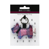 Harris Tweed Dog Key Ring  - Multiply Colors Available