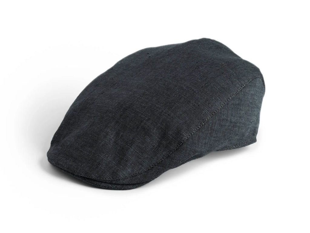 Milton Grey Linen Touring Cap