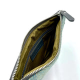 Harris Tweed Zip Purse - Turquoise