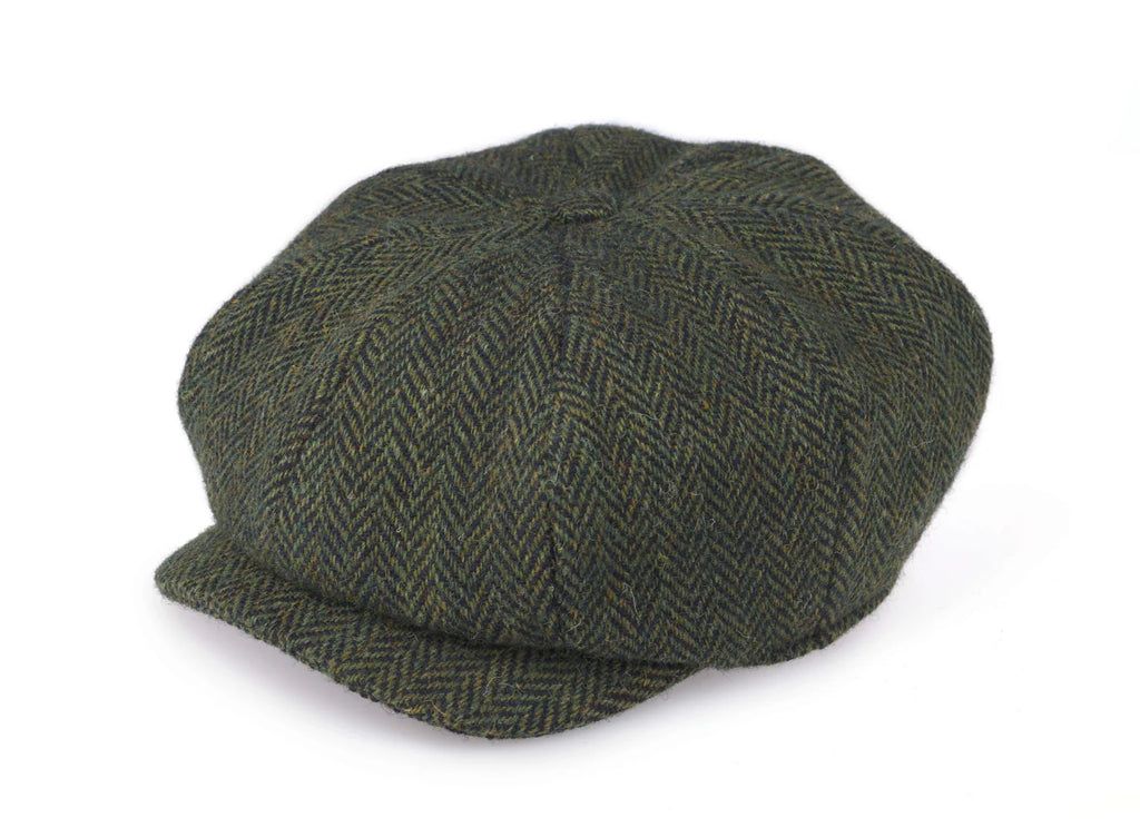 JP Green Herringbone Cap