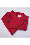 Red Tartan Flannel Pajamas