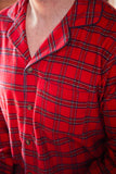 Red Tartan Flannel Pajamas