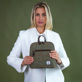Harris Tweed Mini Backpack - Country Green