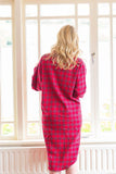 Red Tartan Flannel Nightshirt