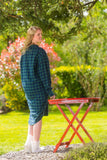 Green & Navy Flannel Nightshirt