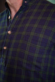 Green & Navy Flannel Nightshirt