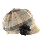 Newsboy Hat - Beige Plaid