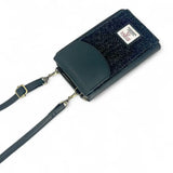 Harris Tweed Phone Purse - Charcoal