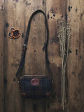 Traditional Check Shoulder Bag