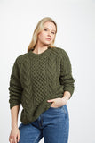 Handknit Traditional Aran Pullover