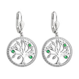 Tree of Life Crystal Illusion Earrings