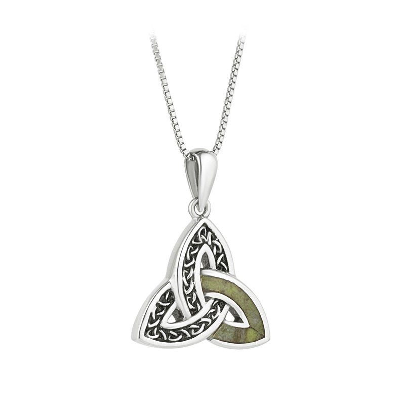 Connemara Marble Celtic/Trinity Knot Pendant - Small