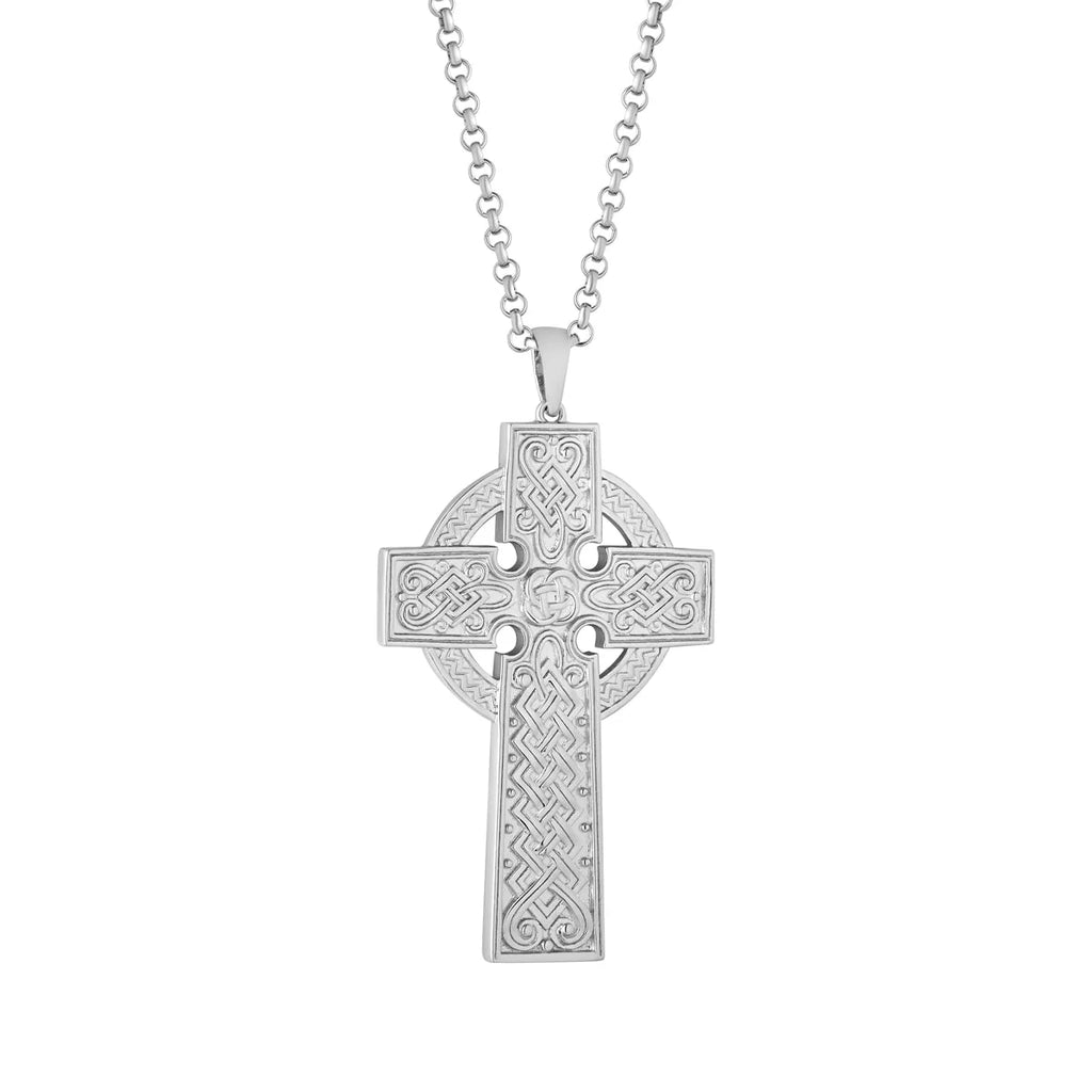 Sterling Silver Large Celtic Cross Pendant