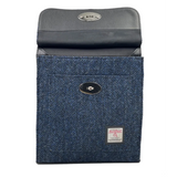 Harris Tweed Satchel Bag - Blue