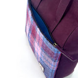 Harris Tweed Travel Bag - Pink Pastel