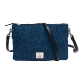 Harris Tweed Zip Purse - Blue