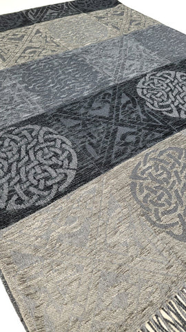 Celtic Knot Throw - Ash