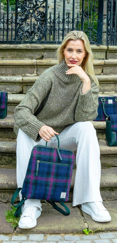 Harris Tweed Backpack - Baird Check