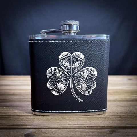 Shamrock Flask - Black