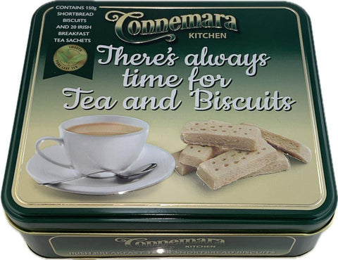 Connemara Irish Tea Set with Tea Bags & Shortbread Biscuits