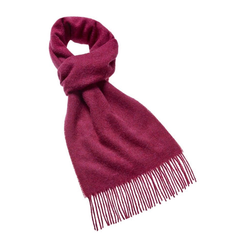 Luxury Plain Bright Pink Scarf
