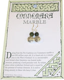 Connemara Marble Circular Drop Earrings