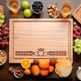 Claddagh/Celtic Knot Cutting Board