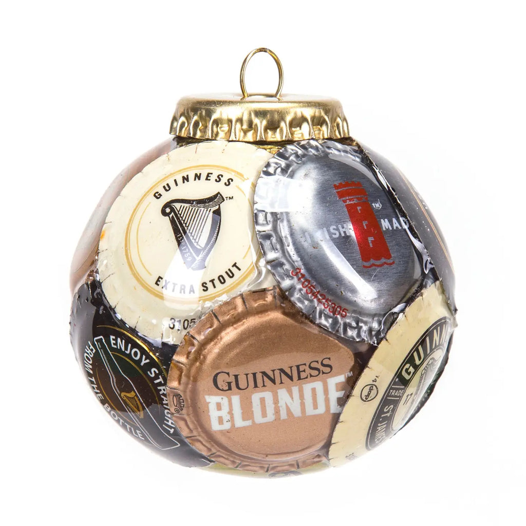 Irish Beer Bottle Cap Ornament