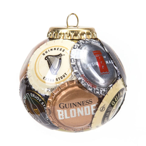 Irish Beer Bottle Cap Ornament