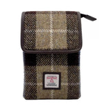 Harris Tweed Mini Cross Body Bag - Blue/Brown Check