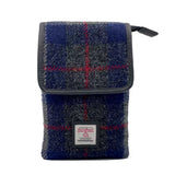 Harris Tweed Mini Cross Body Bag - Blue Check