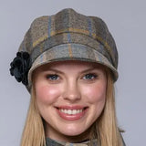 Newsboy Hat - Beige Plaid