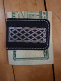 Celtic Knot Leatherette Money Clip - 2 Colors Available