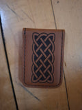 Celtic Knot Leatherette Money Clip - 2 Colors Available