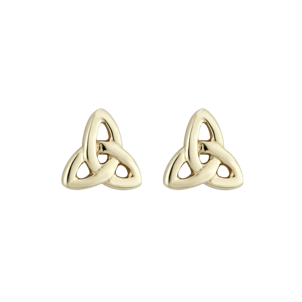 14K Small Trinity Knot Stud Earrings