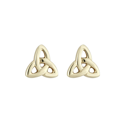 14K Small Trinity Knot Stud Earrings