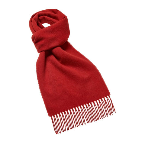 Luxury Plain Scarlet Scarf