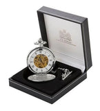 Scottish Thistle Mechanical Pocket Watch