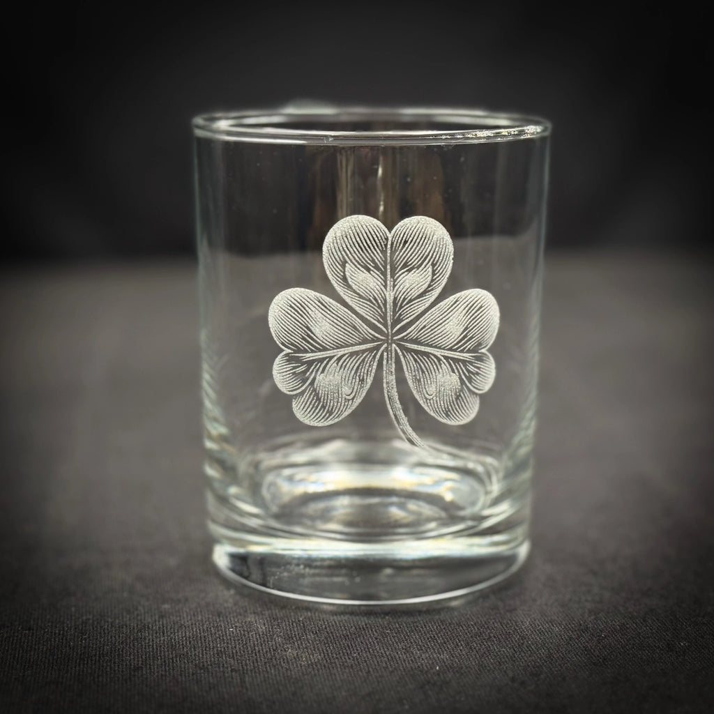 Shamrock Rocks Glass