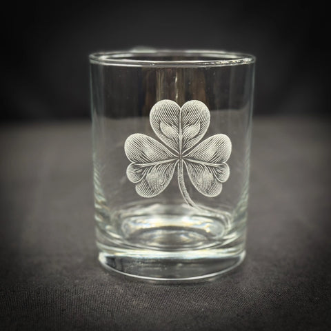 Shamrock Rocks Glass