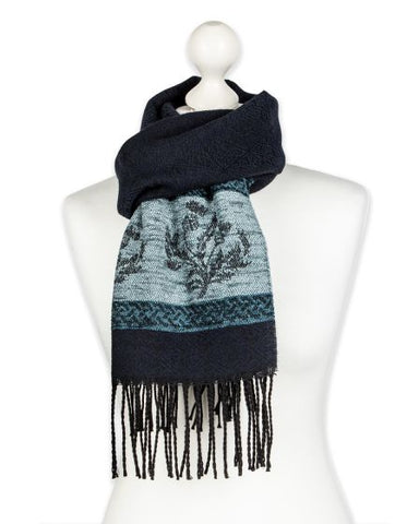 Thistle Scarf - Navy