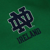 Notre Dame/Ireland Green & Navy 1/4 Zip nd5019