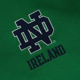 Notre Dame/Ireland Green & Navy 1/4 Zip