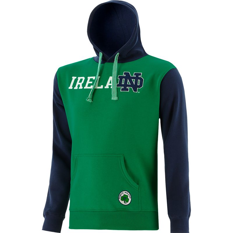 Notre Dame/Ireland Emerald & Navy Hoodie