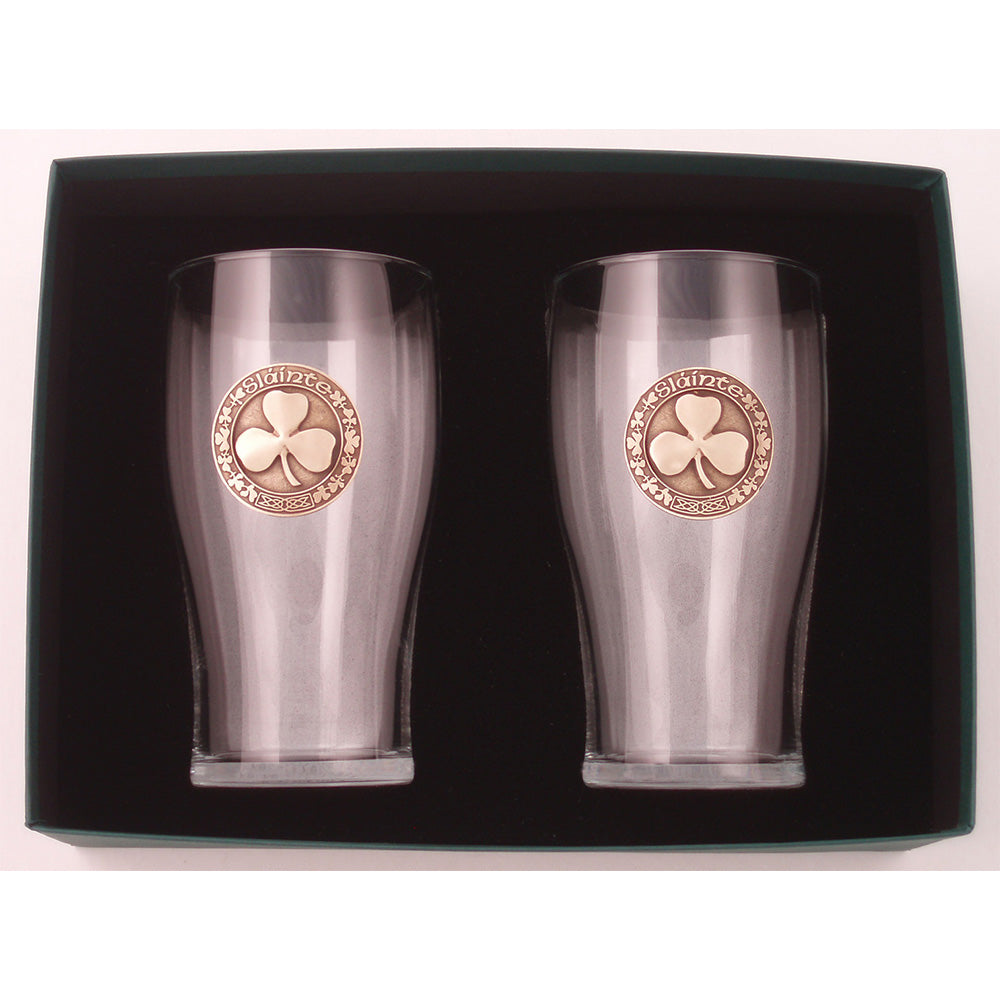 Shamrock Tulip Pint Set